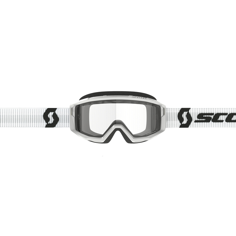 SCOTT Primal Enduro Motocross-Brille weiß mit klarem Plexiglas