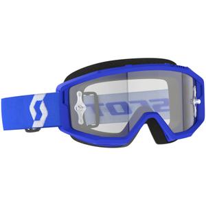 SCOTT Primal Clear blaue Motocross-Brille mit klarem Plexiglas