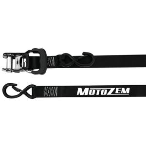 Motorradgurte Motozem mit Ratsche schwarz