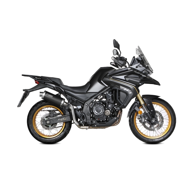 Auspuffendstück STORM OVAL schwarz