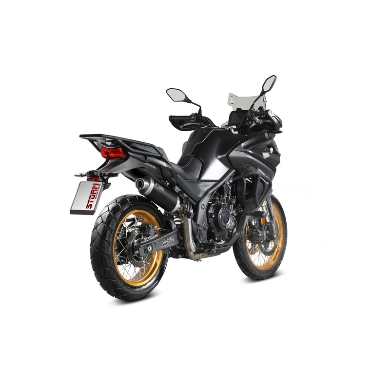 Auspuffendstück STORM OVAL schwarz