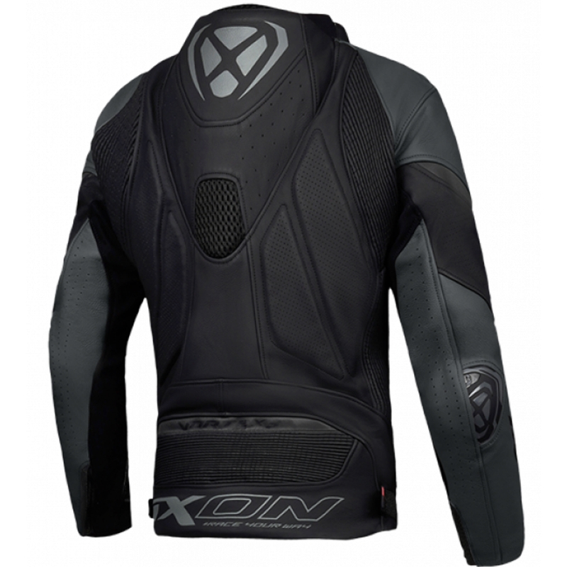 Leder-Motorradjacke IXON Vortex 3 schwarz