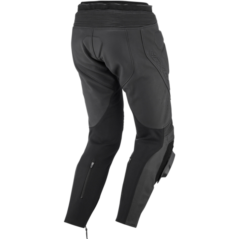 Leder-Motorradhose IXON Vortex 3 schwarz-schwarz