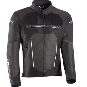 Motorradjacke IXON T-Rex schwarz-grau-weiß