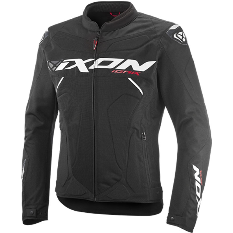 Motorradjacke IXON Ionix schwarz-weiß