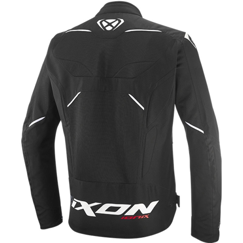 Motorradjacke IXON Ionix schwarz-weiß