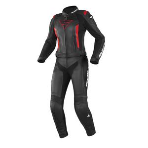 Shima Miura Motorrad-Overall für Frauen Schwarz und Rot Ausverkauf