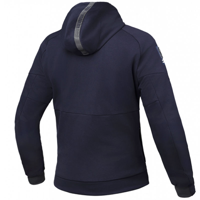 Damen-Motorradjacke IXON Touchdown blau-silber