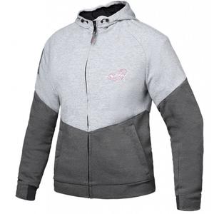 Damen-Motorradjacke IXON Touchdown grau-silber-rosa