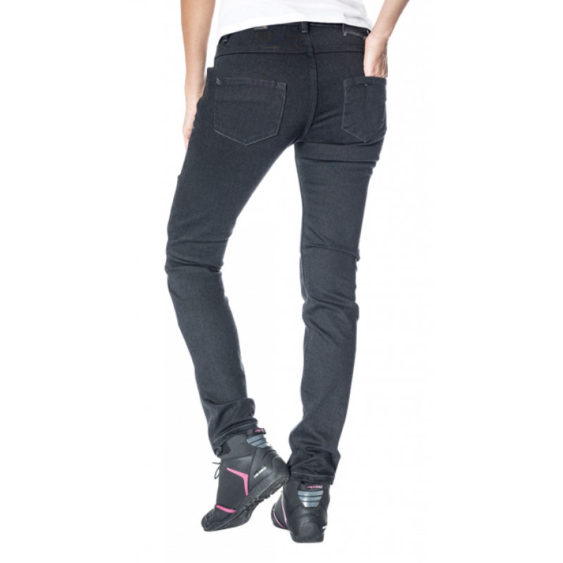 Damen-Motorradjeans IXON Billie schwarz