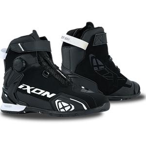 Motorradstiefel IXON Bull 2 WP schwarz-weiß