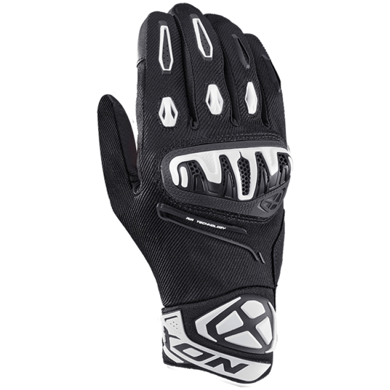 Motorradhandschuhe IXON Mirage Air schwarz-weiß