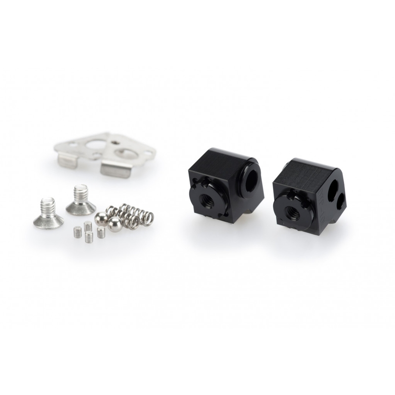 Footpeg adapters PUIG adjustable schwarz