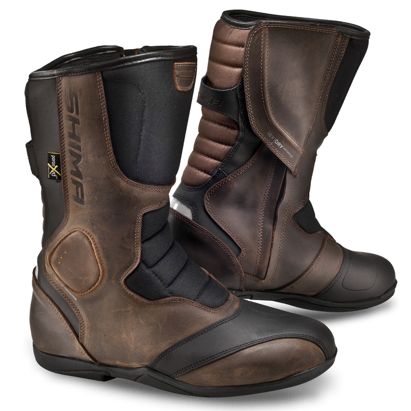 Shima Strada Vintage-Motorradstiefel