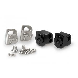 Footpeg adapters PUIG 20455N adjustable schwarz