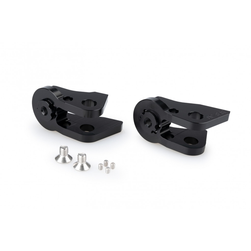 Footpeg adapters PUIG adjustable schwarz für HONDA NT 1100 2022-2024
