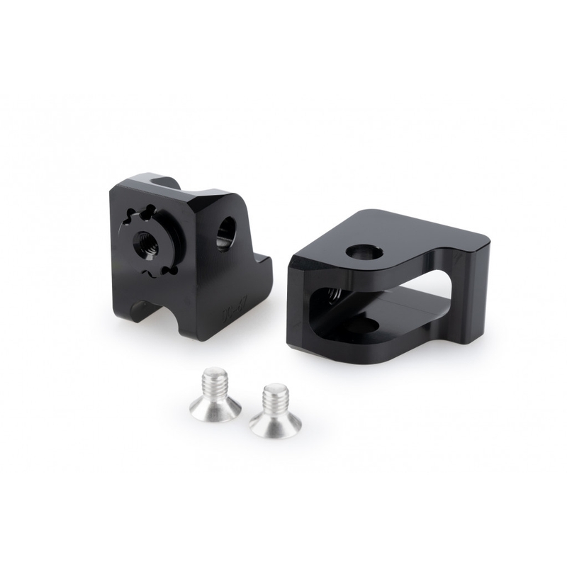 Footpeg adapters PUIG adjustable schwarz