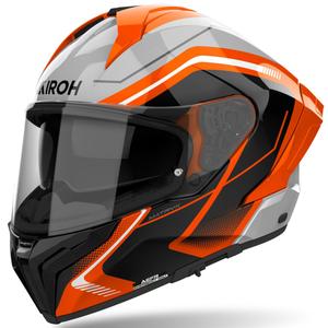 Airoh MATRYX Wide Integralhelm für Motorradfahrer glänzend orange
