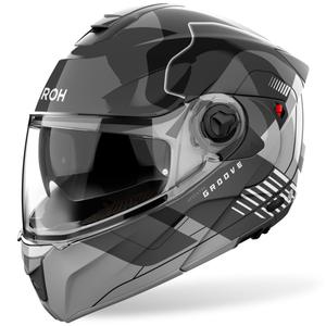Airoh Specktre Groove Klapphelm grau glänzend