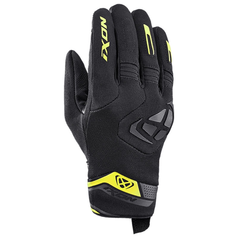 IXON Mig 2 Motorradhandschuhe schwarz-fluo gelb