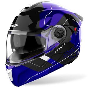Airoh Specktre Groove Klapphelm blau glänzend