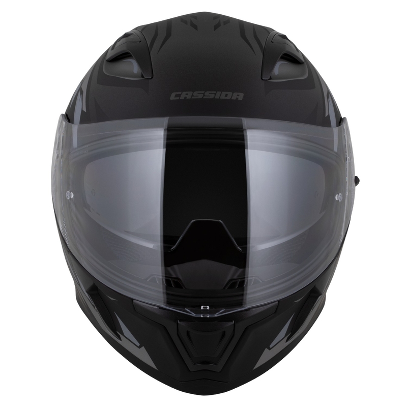 Cassida Orbit Strix Integralhelm matt schwarz-grau