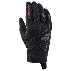 Damen Motorradhandschuhe IXON Hurricane 2 schwarz-pink