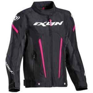 Kinder Motorradjacke IXON Striker schwarz-pink