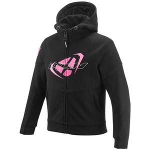 IXON Touchdown Kinder Motorrad Sweatshirt schwarz-pink