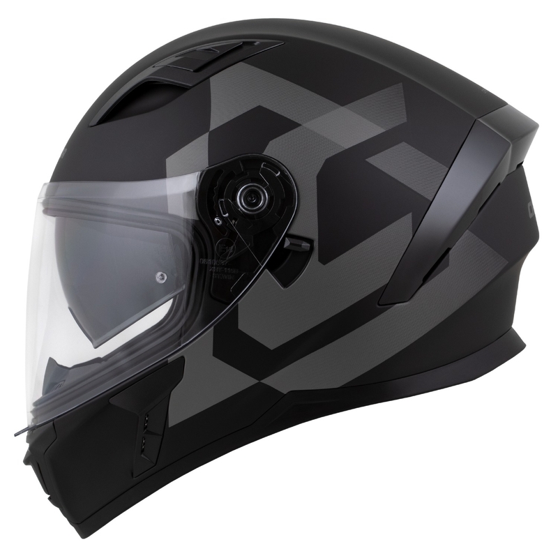 Cassida Orbit Grind Integralhelm matt schwarz-grau