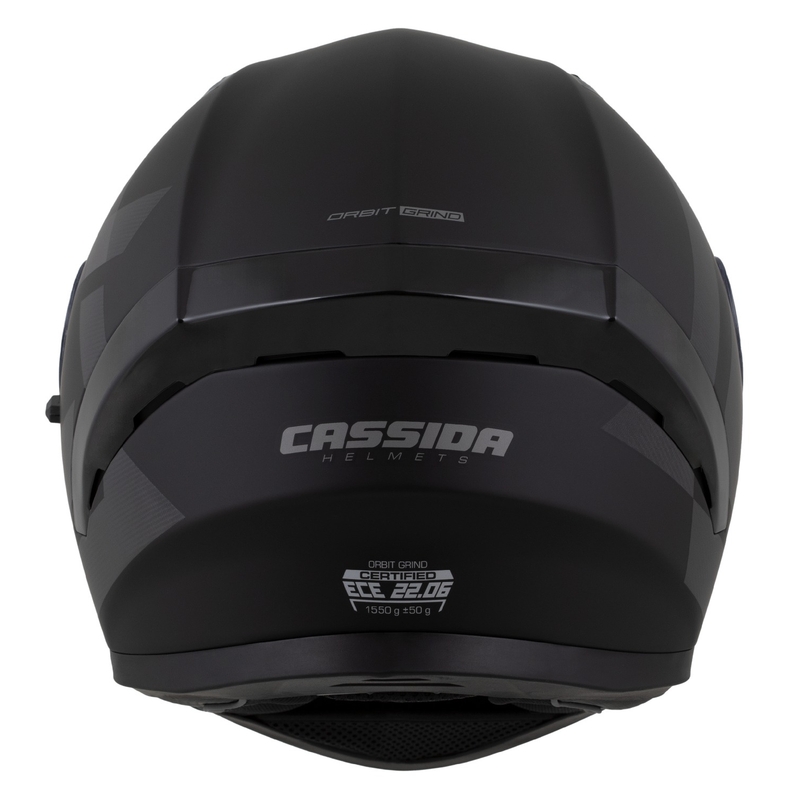 Cassida Orbit Grind Integralhelm matt schwarz-grau