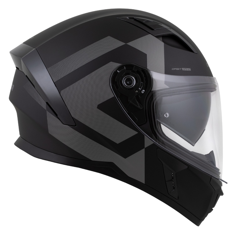 Cassida Orbit Grind Integralhelm matt schwarz-grau