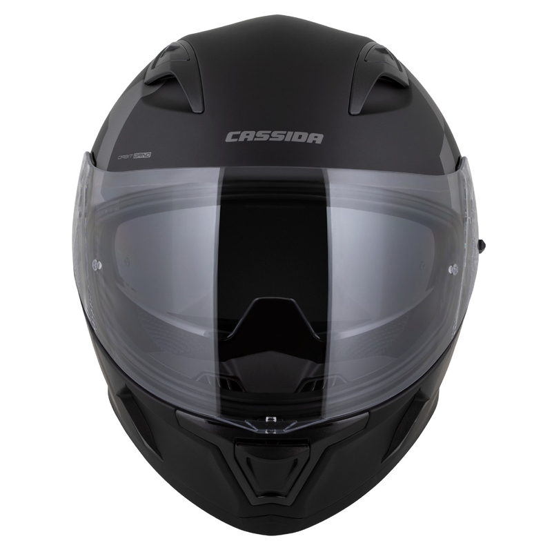 Cassida Orbit Grind Integralhelm matt schwarz-grau