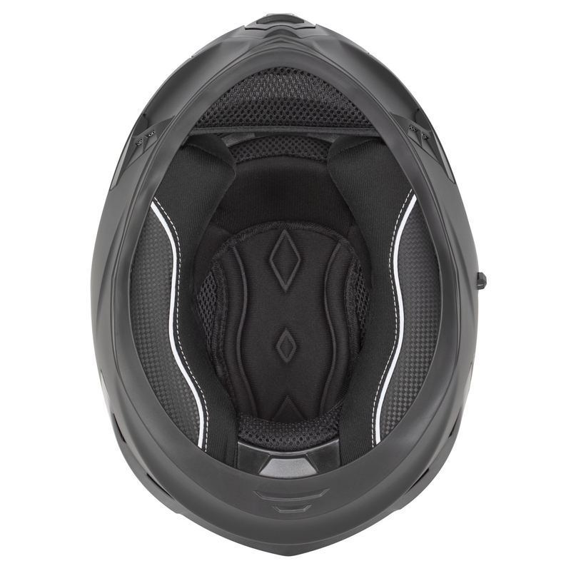 Cassida Orbit Grind Integralhelm matt schwarz-grau