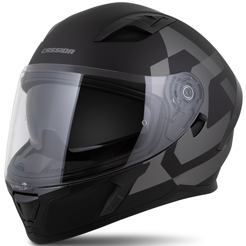 Cassida Orbit Grind Integralhelm matt schwarz-grau