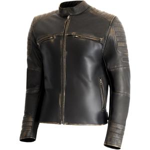 Leder-Motorradjacke RSA Vintage braun