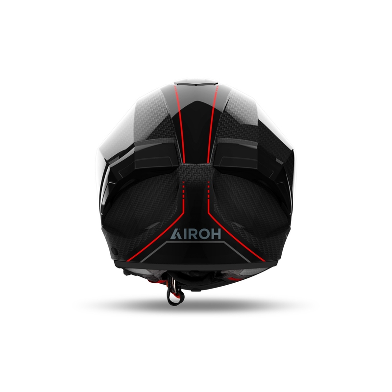 Airoh MATRYX Carbon Integralhelm für Motorradfahrer schwarz glänzend