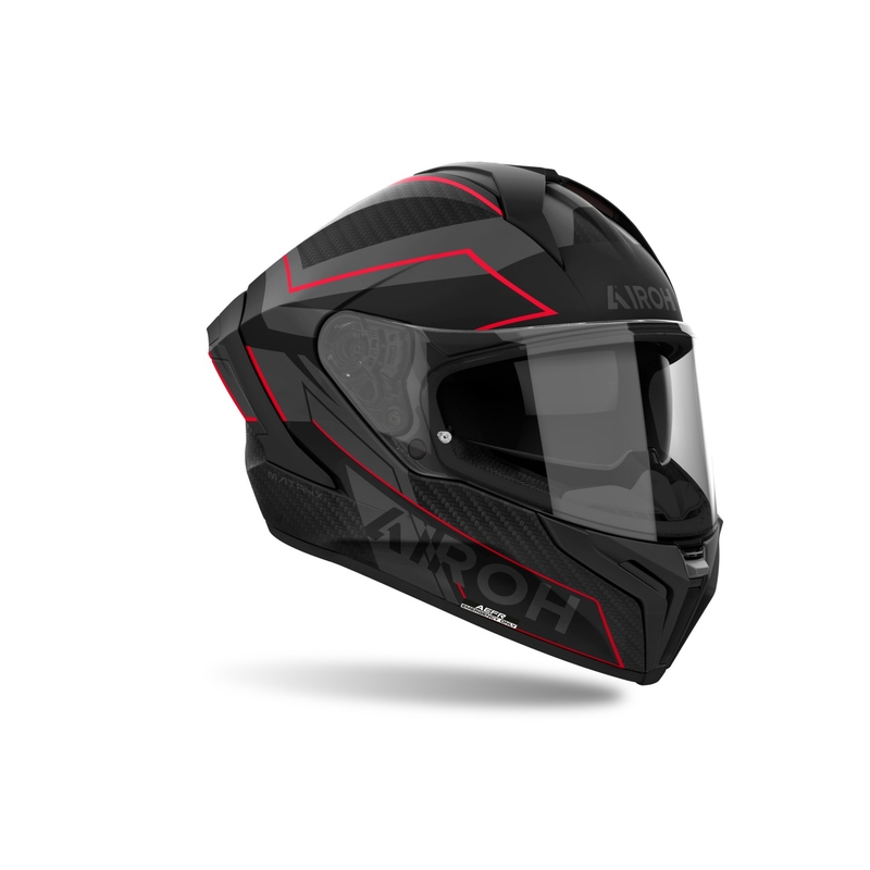 Airoh MATRYX Sentinel Integralhelm für Motorradfahrer mattrot