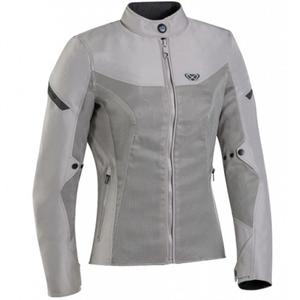 Damen Motorradjacke IXON Fresh Lady grau-beige