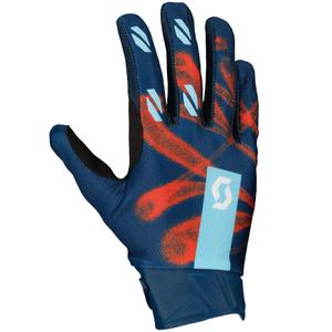 SCOTT EVO DIRT Motocrosshandschuhe blau-rot