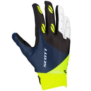 SCOTT EVO RACE Motocross-Handschuhe lila-blau-neongelb