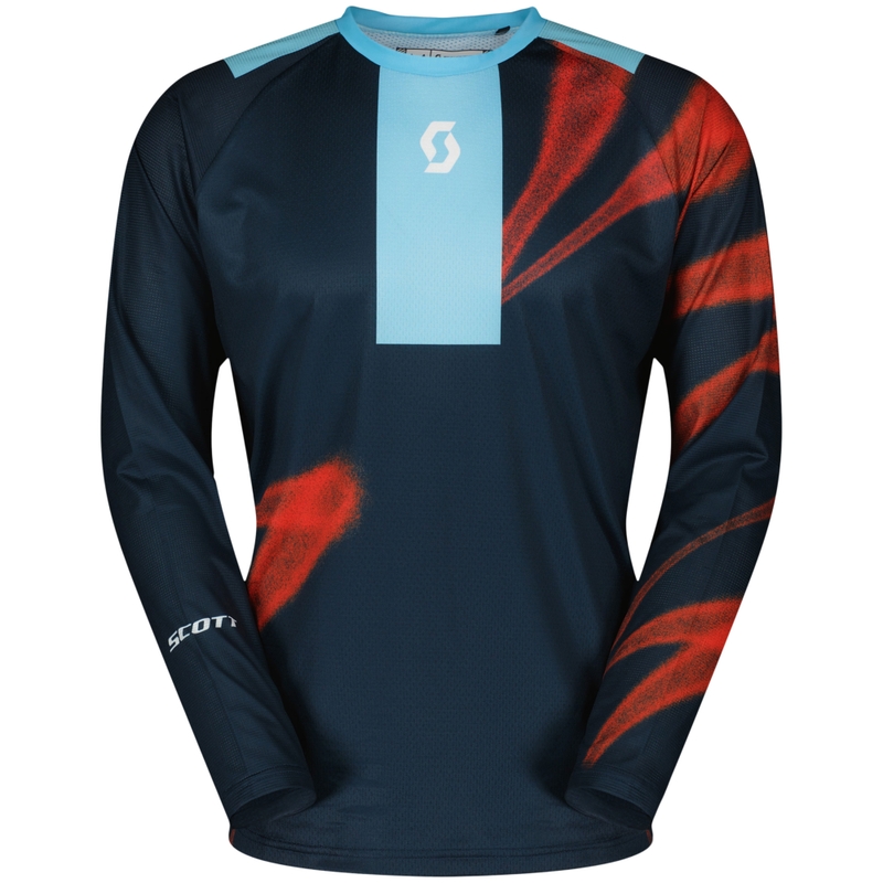 SCOTT EVO Dirt Motocrosstrikot blau-rot Ausverkauf