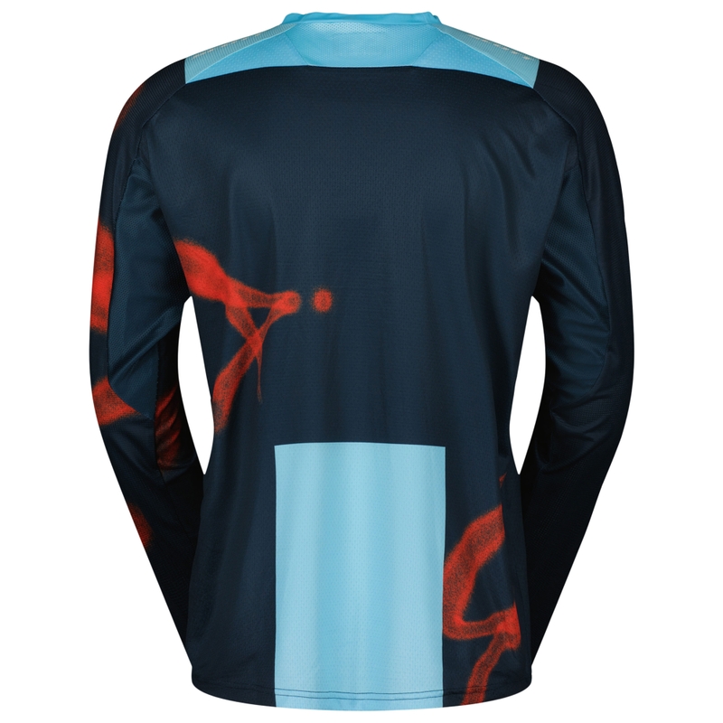 SCOTT EVO Dirt Motocrosstrikot blau-rot Ausverkauf