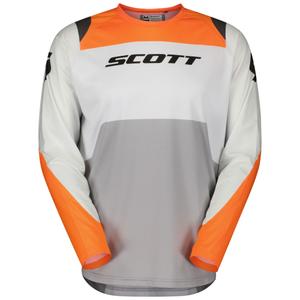 SCOTT EVO Race Motocrosstrikot weiß-orange