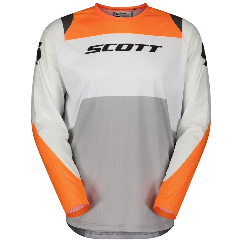 SCOTT EVO Race Motocrosstrikot weiß-orange