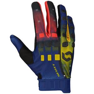 SCOTT Podium PRO Motocrosshandschuhe rot-gelb-blau