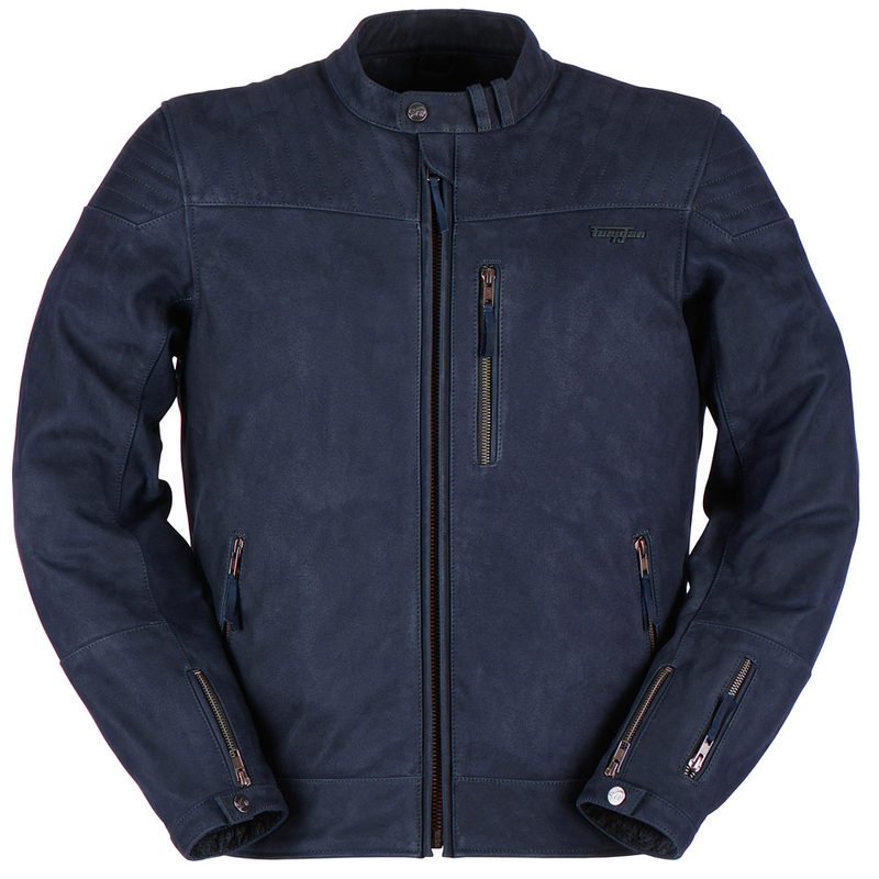 Lederjacke Furygan Clint Evo blau