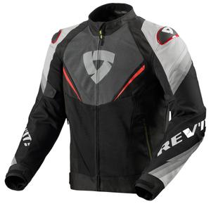 Revit Quantum 3 Air Motorradjacke grau-rot