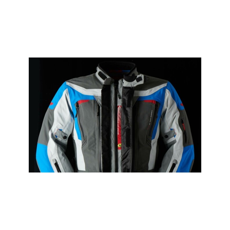 Furygan Voyager blau-grau-anthrazit Motorradjacke Ausverkauf