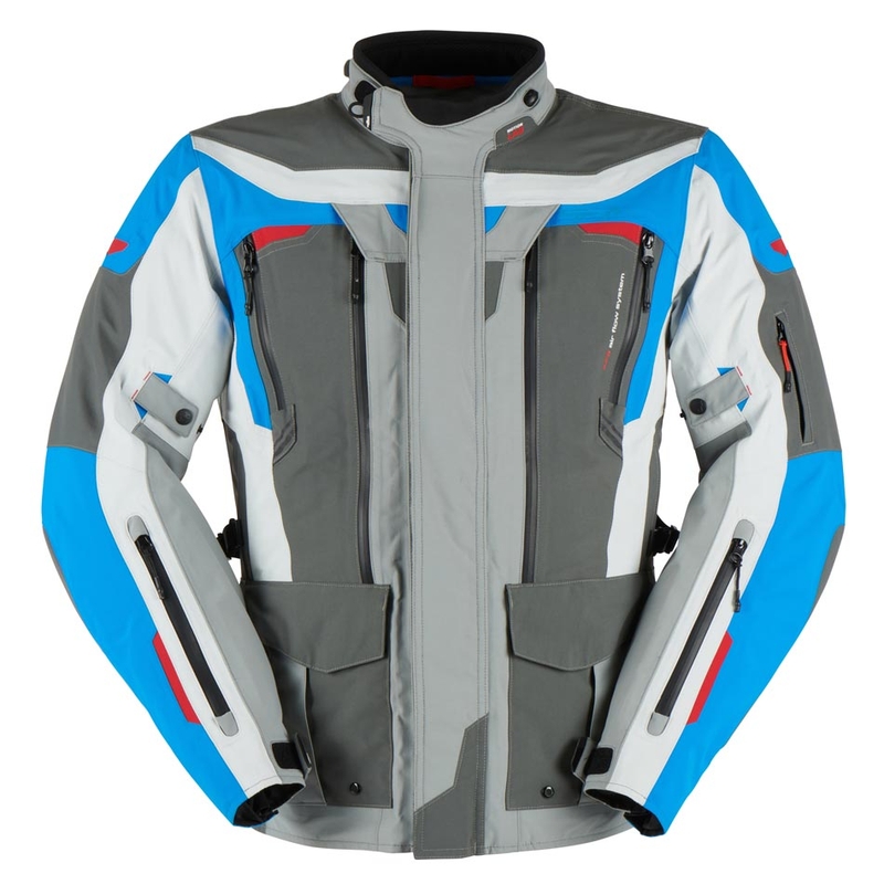 Furygan Voyager blau-grau-anthrazit Motorradjacke Ausverkauf